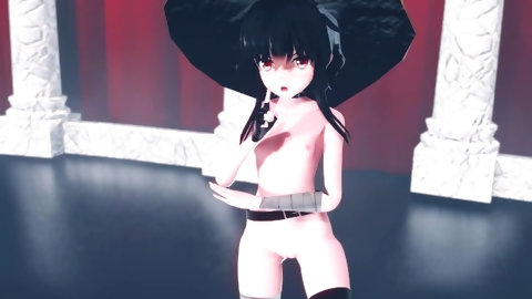 MMD Megumin Does A Lewd Hall Dance [by...