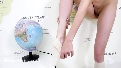 Masturbates By Her World Map With Amanda...